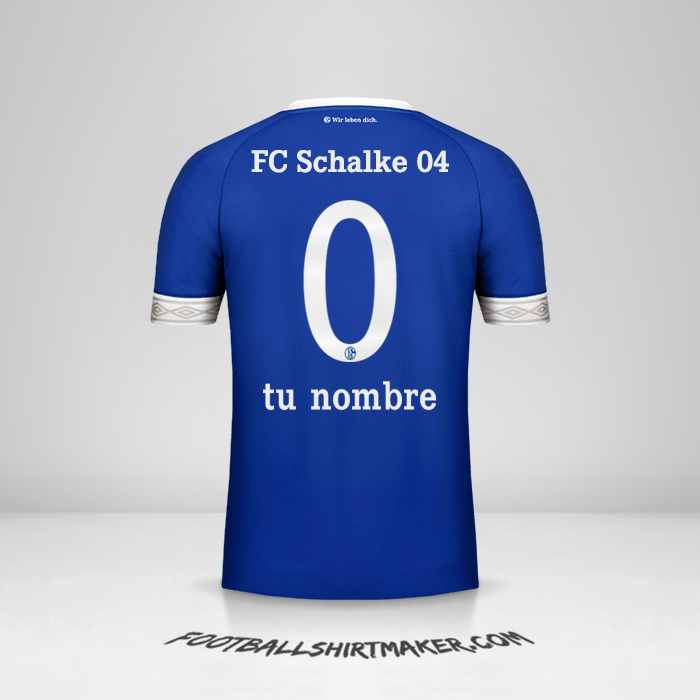 Camiseta Schalke 04 2018/19 -  tu nombre - 0
