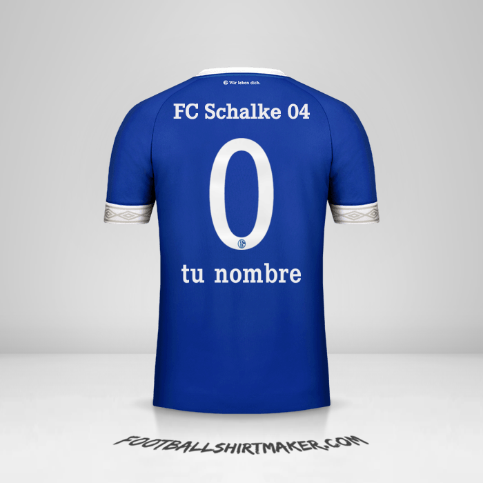 Camiseta Schalke 04 2018/19 -  tu nombre - 0