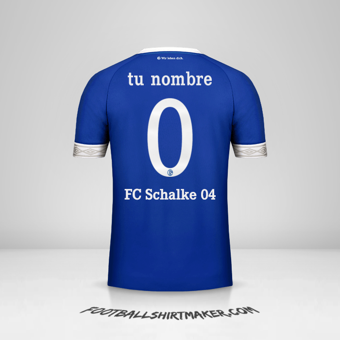 Camiseta Schalke 04 Cup 2018/19 -  tu nombre - 0