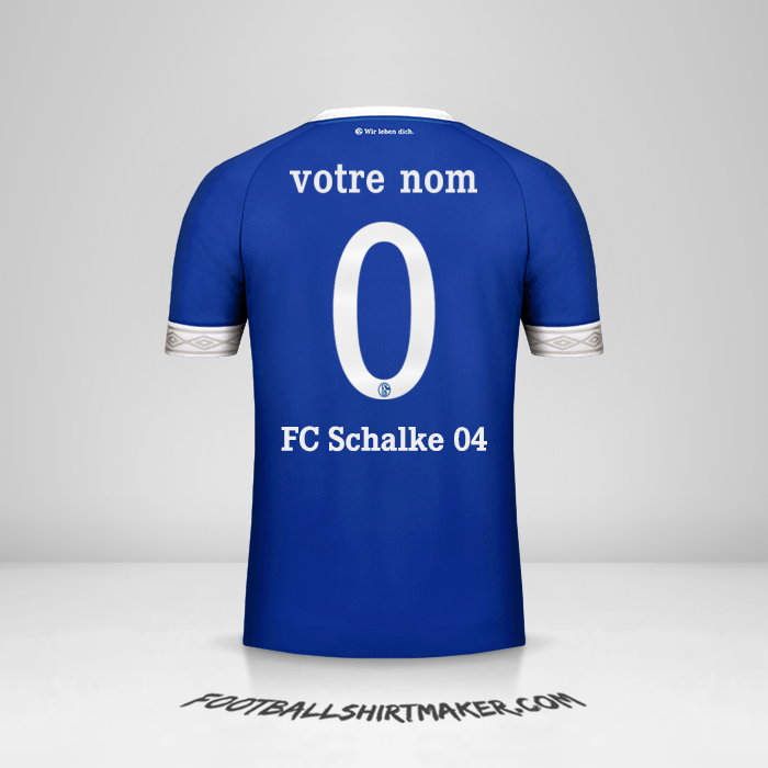Maillot Schalke 04 Cup 2018/19 -  votre nom - 0
