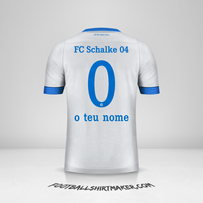 Camisola Schalke 04 2018/19 II -  o teu nome - 0