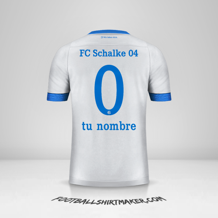 Camiseta Schalke 04 2018/19 II -  tu nombre - 0