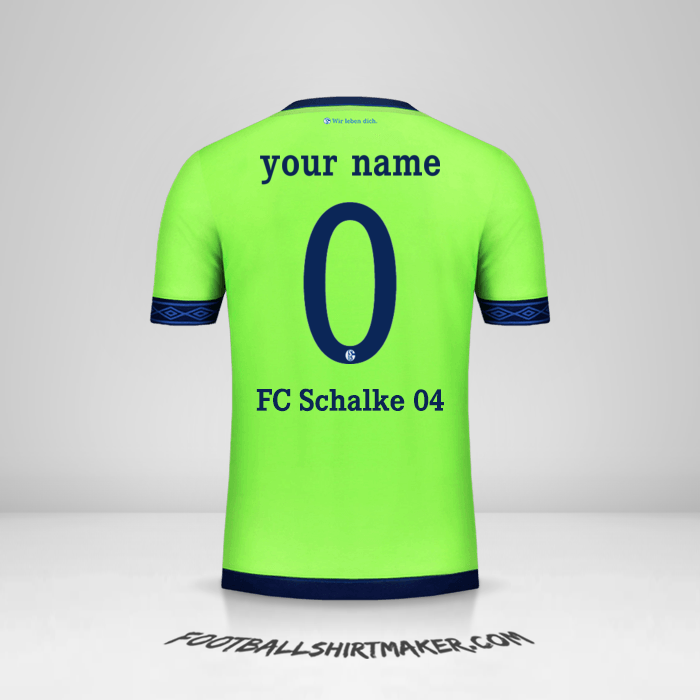 Shirt Schalke 04 2018/19 Cup III -  your name - 0