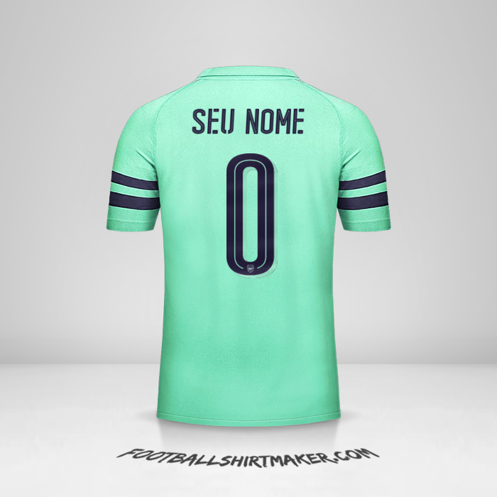 Camisa Arsenal Cup 2018/19 III -  seu nome - 0