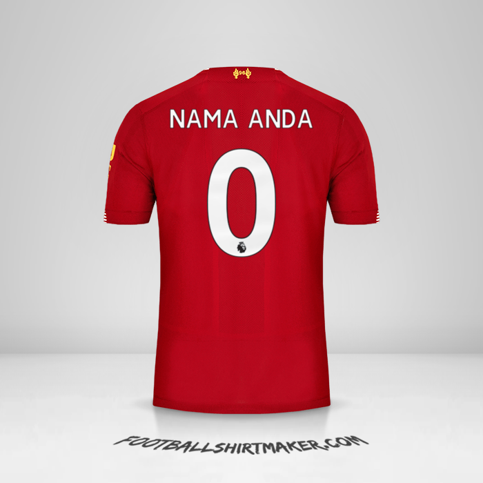 Jersey Liverpool FC 2019/20 -  nama anda - 0