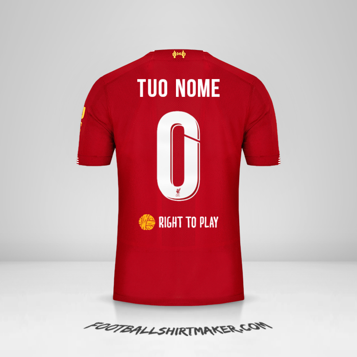 Maglia Liverpool FC Cup 2019/20 -  tuo nome - 0