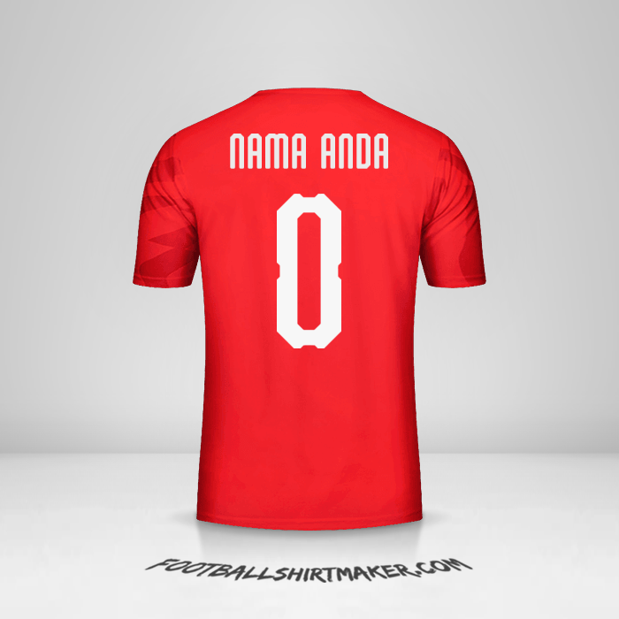 Jersey Mesir 2019 -  nama anda - 0