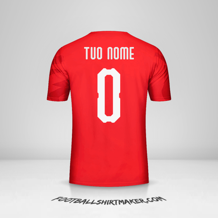 Maglia Egitto 2019 -  tuo nome - 0