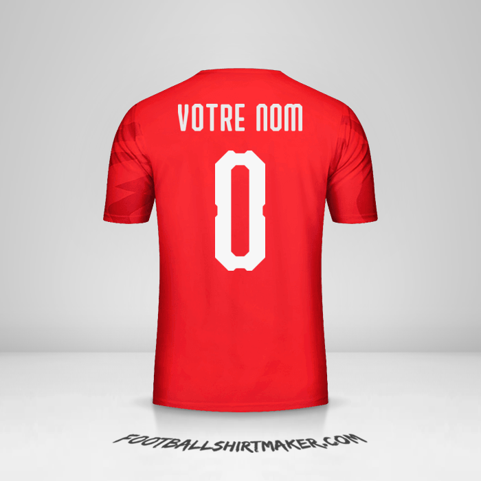 Maillot Égypte 2019 -  votre nom - 0