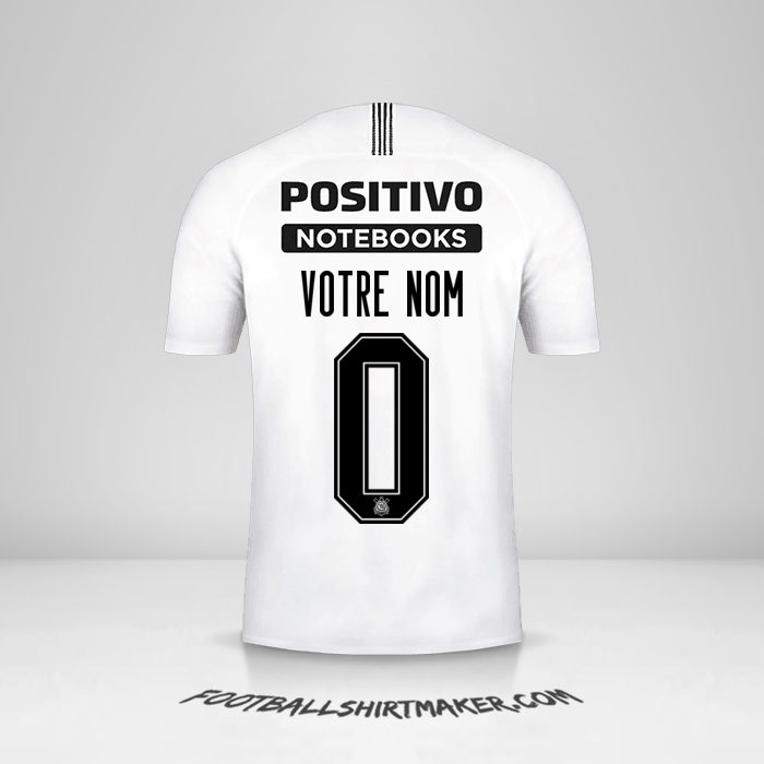 Maillot Corinthians Sudamericana 2019 -  votre nom - 0