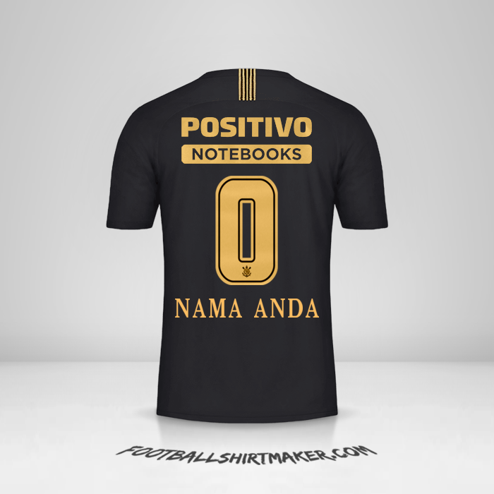 Jersey Corinthians Ayrton Senna 2018/19 -  nama anda - 0
