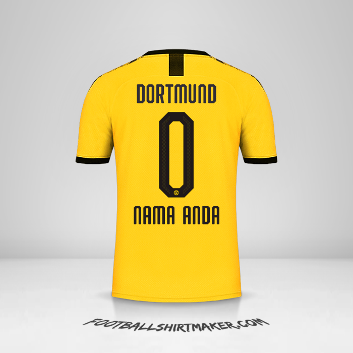 Jersey Borussia Dortmund 2019/20 -  nama anda - 0