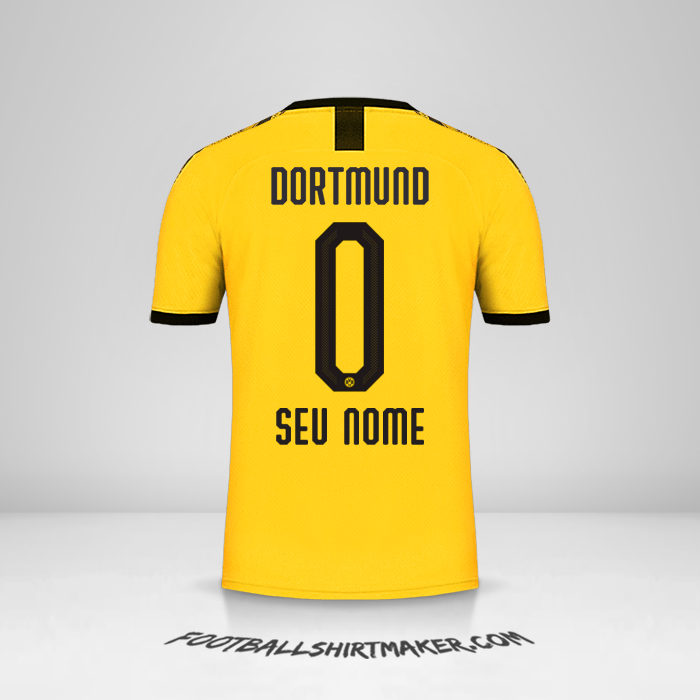 Camisa Borussia Dortmund 2019/20 -  seu nome - 0