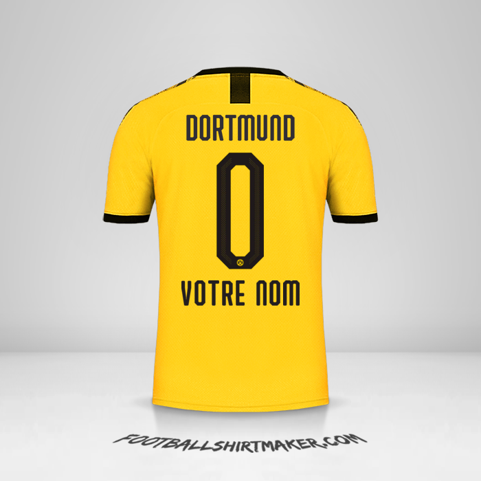 Maillot Borussia Dortmund 2019/20 -  votre nom - 0