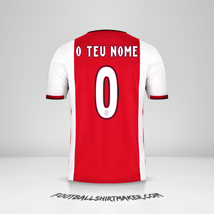Camisola AFC Ajax 2019/20 -  o teu nome - 0
