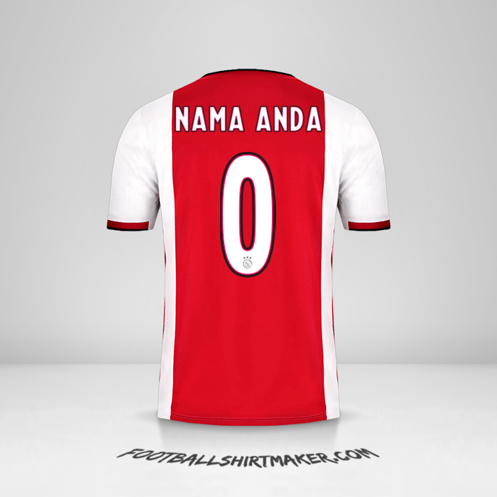 Jersey AFC Ajax 2019/20 -  nama anda - 0