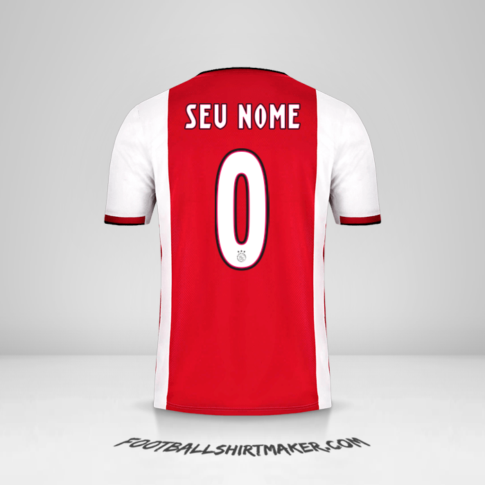 Camisa AFC Ajax 2019/20 -  seu nome - 0