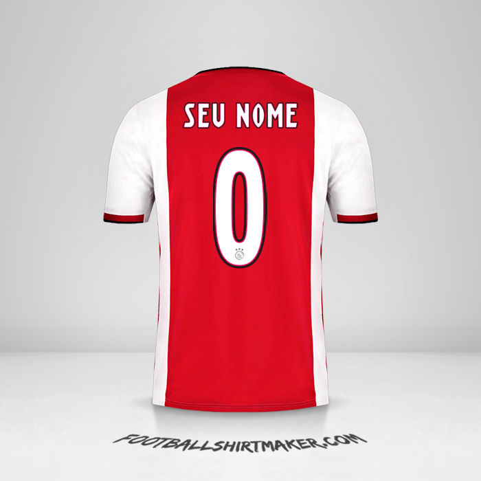 Camisa AFC Ajax 2019/20 -  seu nome - 0