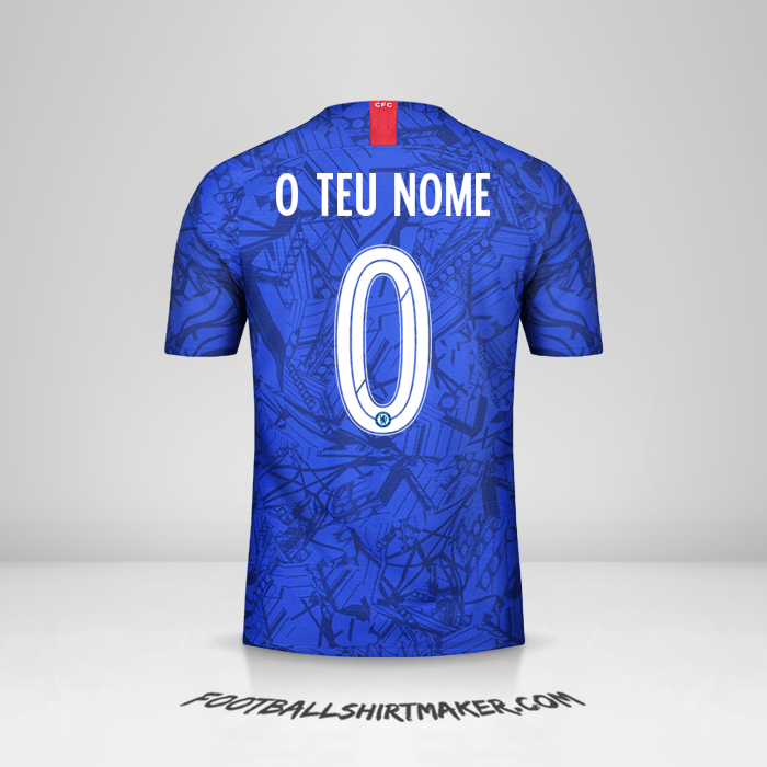 Camisola Chelsea Cup 2019/20 -  o teu nome - 0