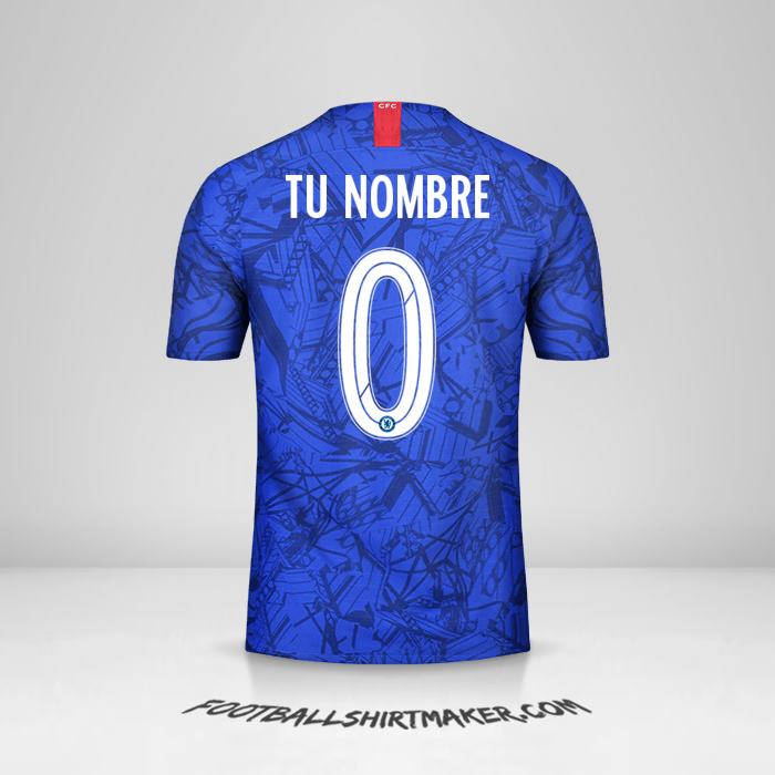 Camiseta Chelsea Cup 2019/20 -  tu nombre - 0
