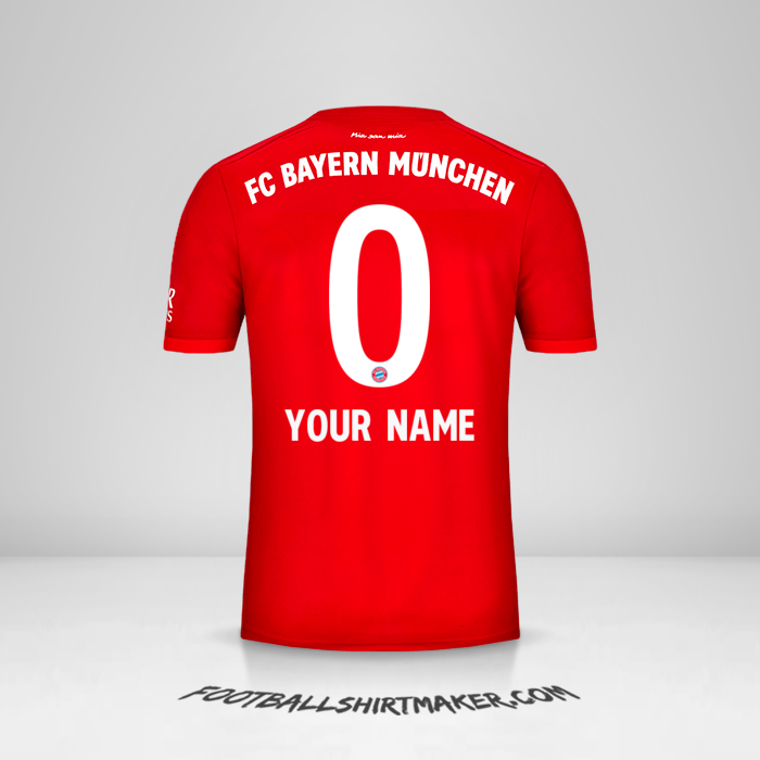 Shirt FC Bayern Munchen 2019/20 -  your name - 0