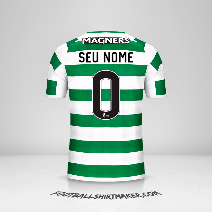 Camisa Celtic FC 2018/19 -  seu nome - 0