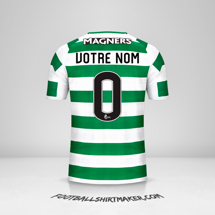 Maillot Celtic FC 2018/19 -  votre nom - 0