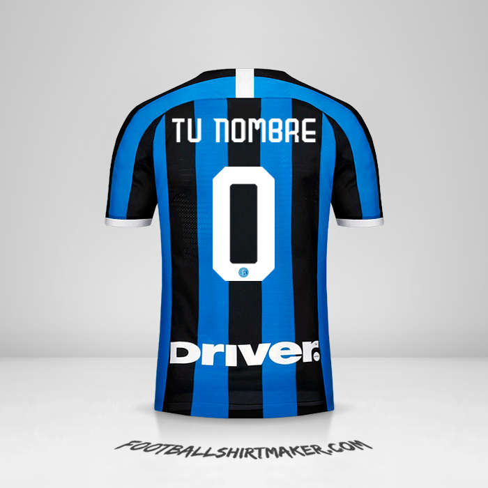 Camiseta Inter 2019/20 -  tu nombre - 0