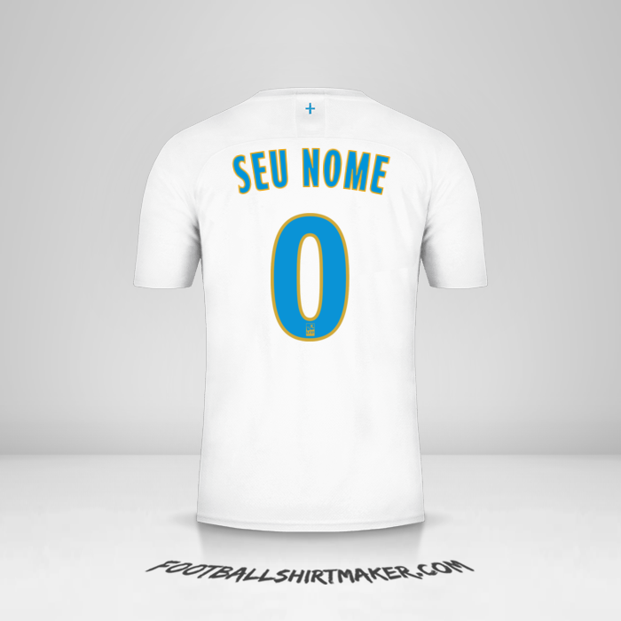 Camisa Olympique de Marseille 2019/20 -  seu nome - 0