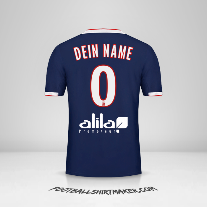 Trikot Olympique Lyon 2019/20 II -  dein name - 0
