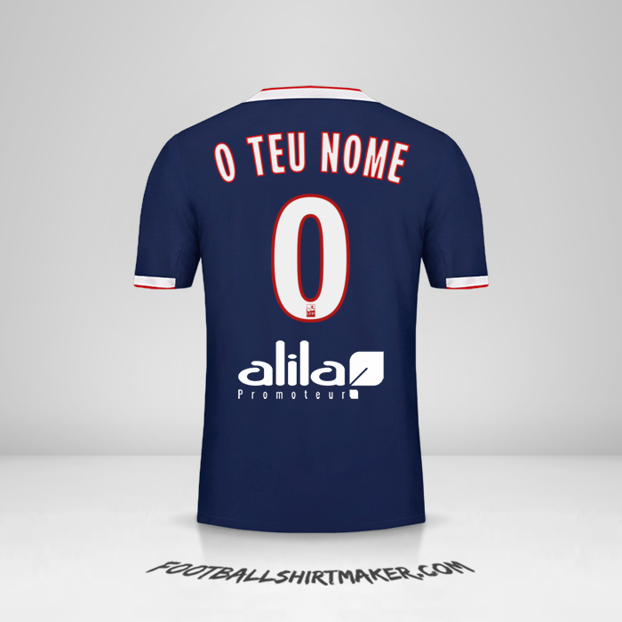 Camisola Olympique Lyon 2019/20 II -  o teu nome - 0