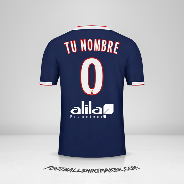 Camiseta Olympique Lyon 2019/20 II -  tu nombre - 0
