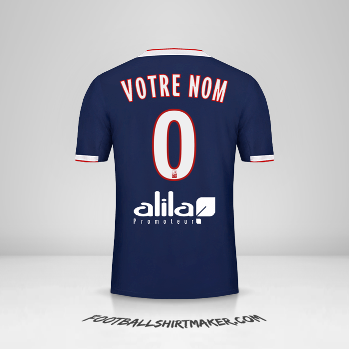 Maillot Olympique Lyon 2019/20 II -  votre nom - 0