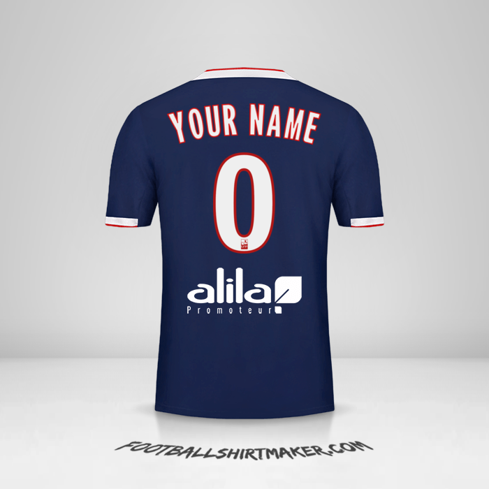 Jersey Olympique Lyon 2019/20 II -  your name - 0