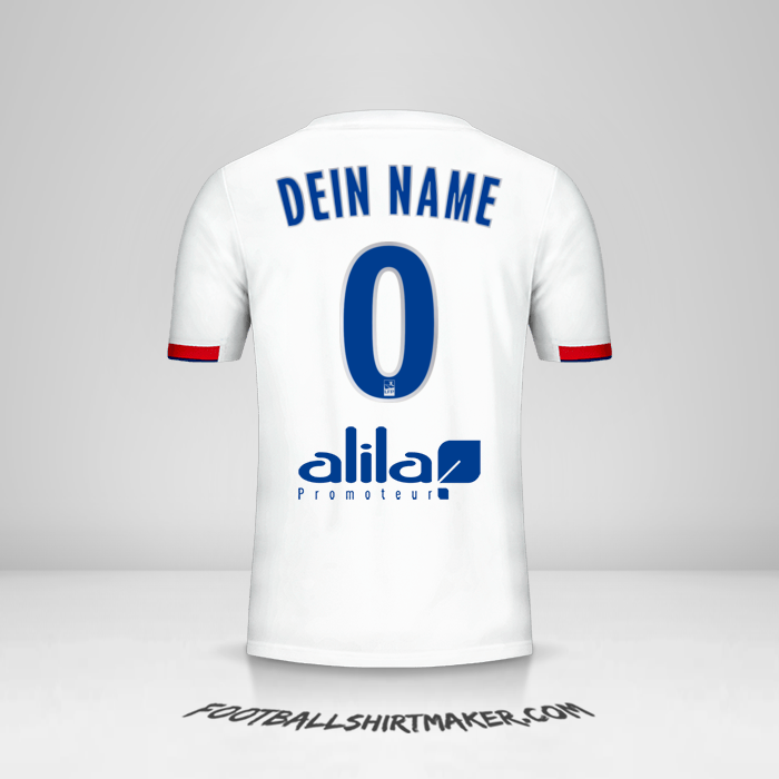 Trikot Olympique Lyon 2019/20 -  dein name - 0