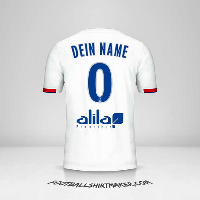 Trikot Olympique Lyon 2019/20 -  dein name - 0
