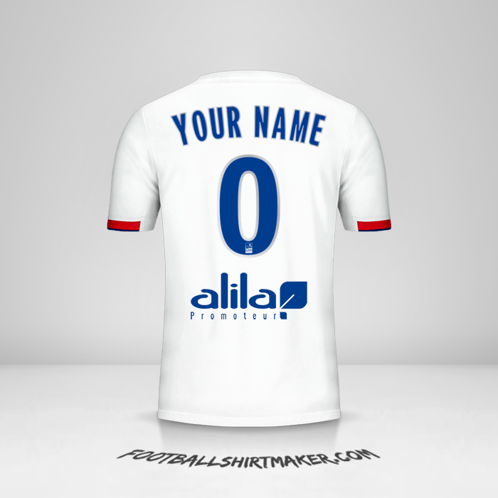 Shirt Olympique Lyon 2019/20 -  your name - 0