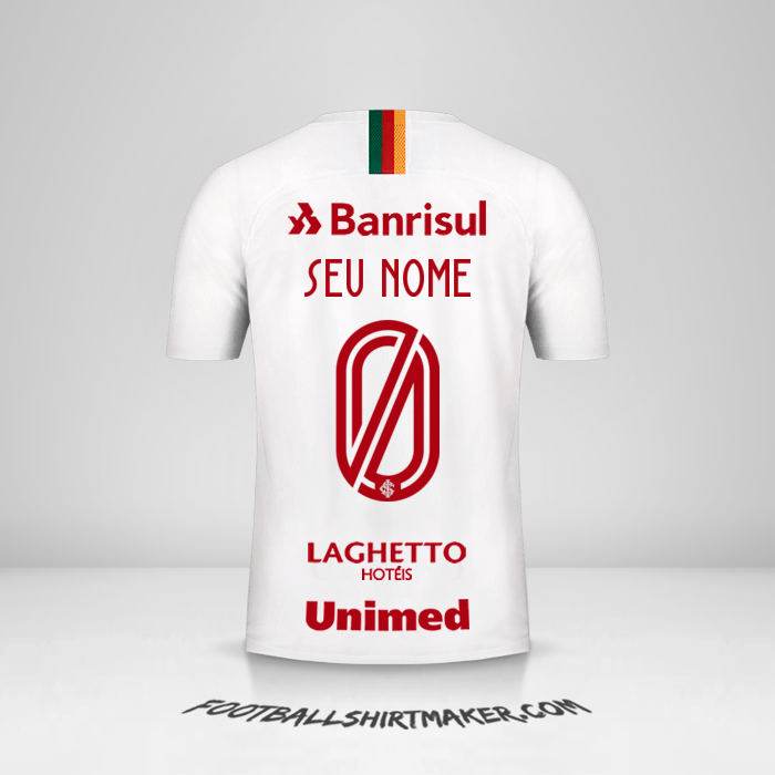 Camisa Internacional 2019/20 II -  seu nome - 0