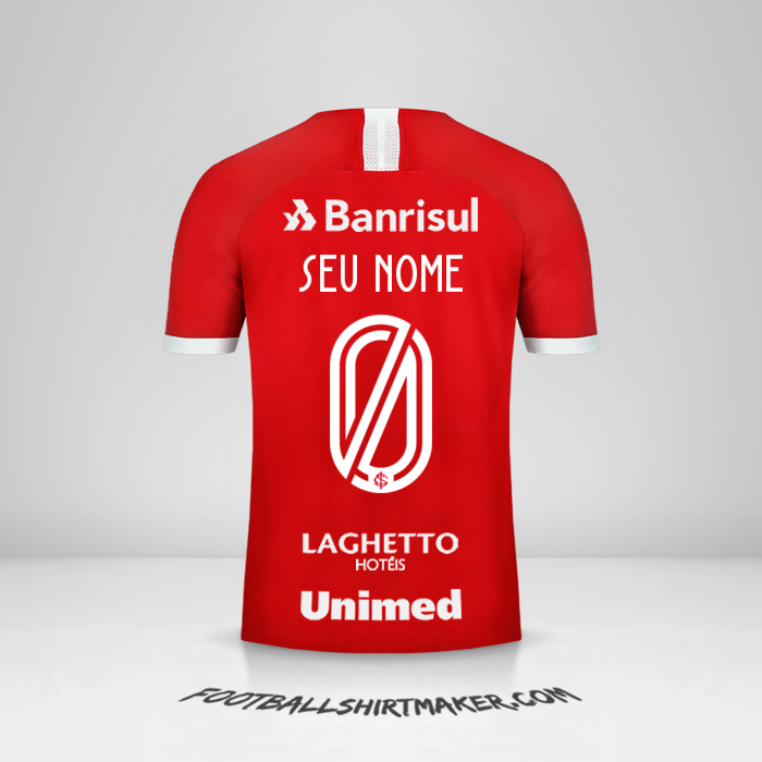 Camisa Internacional 2019/20 -  seu nome - 0