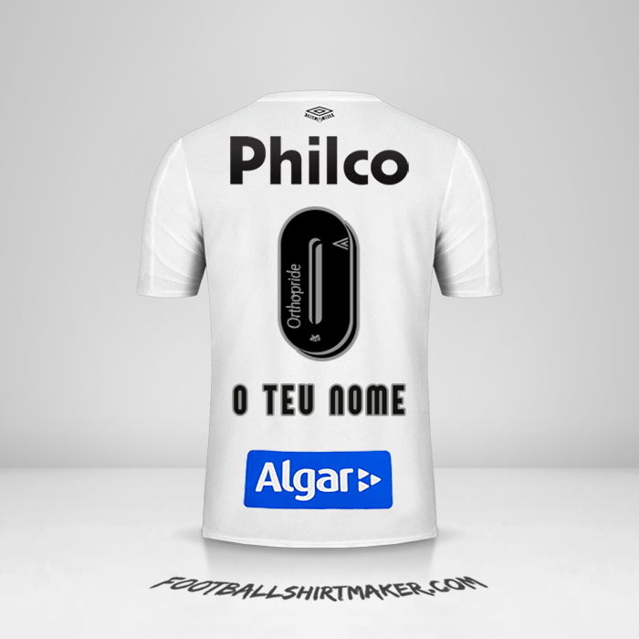 Camisola Santos FC 2019 -  o teu nome - 0