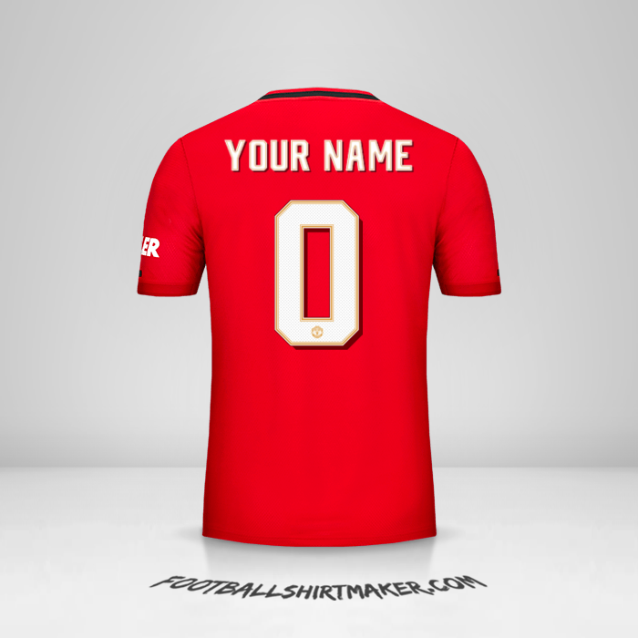 Shirt Manchester United 2019/20 Cup -  your name - 0
