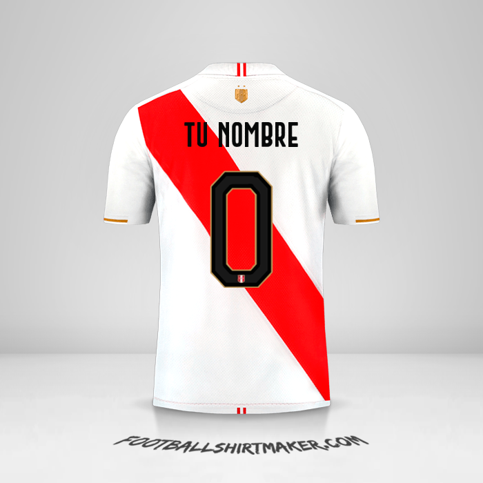 Camiseta Peru Copa América 2019 -  tu nombre - 0