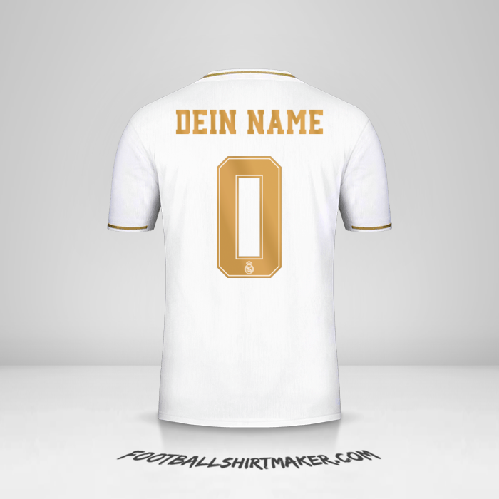 Trikot Real Madrid CF Cup 2019/20 -  dein name - 0