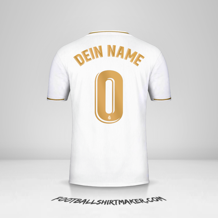Trikot Real Madrid CF 2019/20 -  dein name - 0
