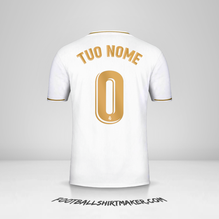 Maglia Real Madrid CF 2019/20 -  tuo nome - 0