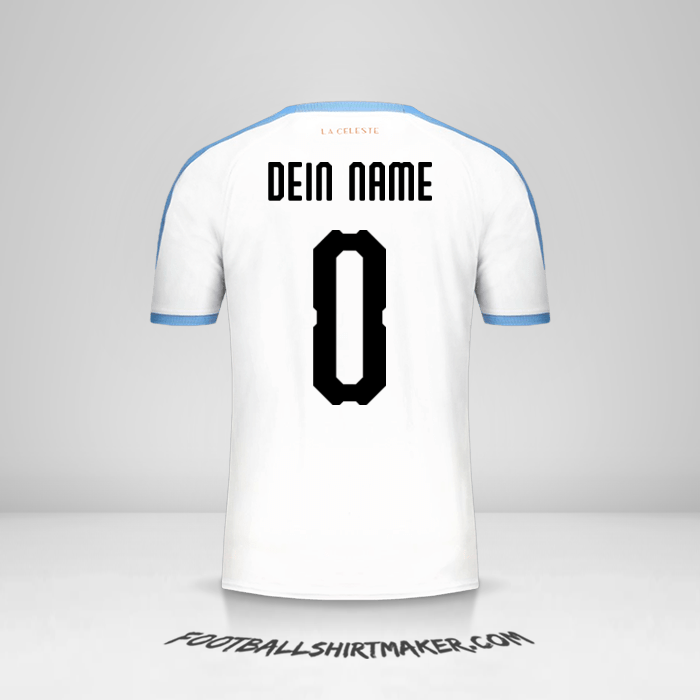 Trikot Uruguay Copa América 2019 II -  dein name - 0