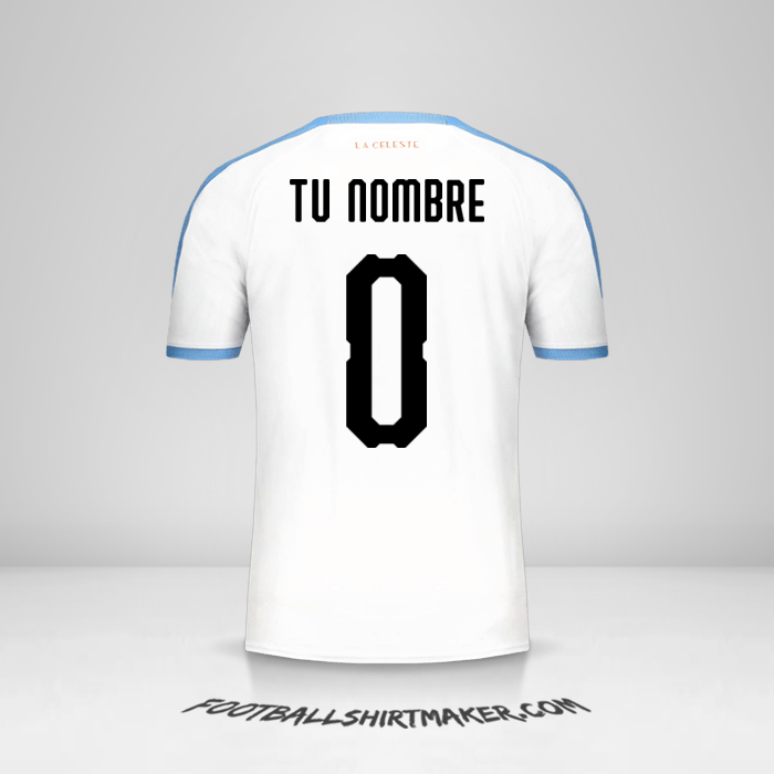 Camiseta Uruguay Copa América 2019 II -  tu nombre - 0