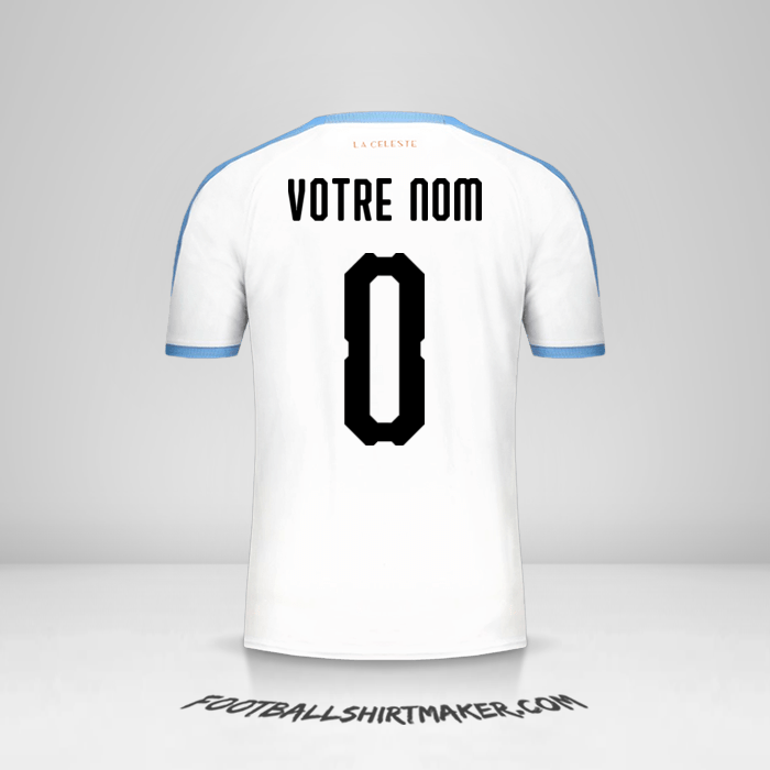 Maillot Uruguay Copa América 2019 II -  votre nom - 0