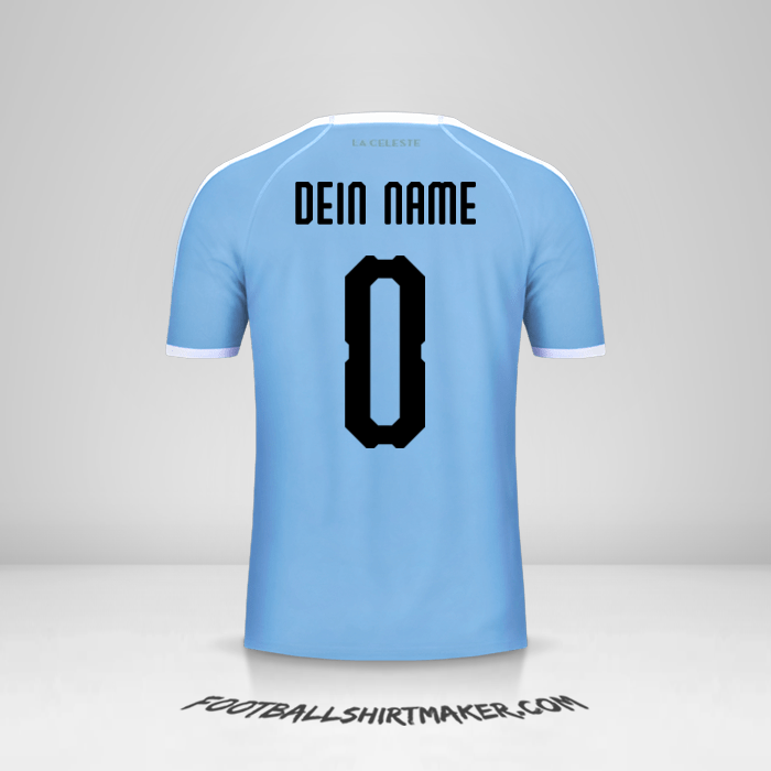 Trikot Uruguay Copa América 2019 -  dein name - 0