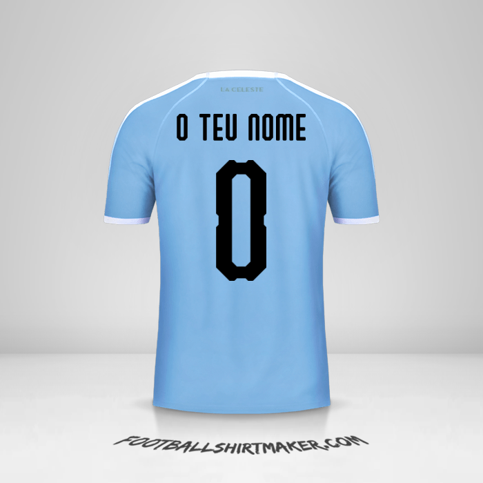 Camisola Uruguai Copa América 2019 -  o teu nome - 0